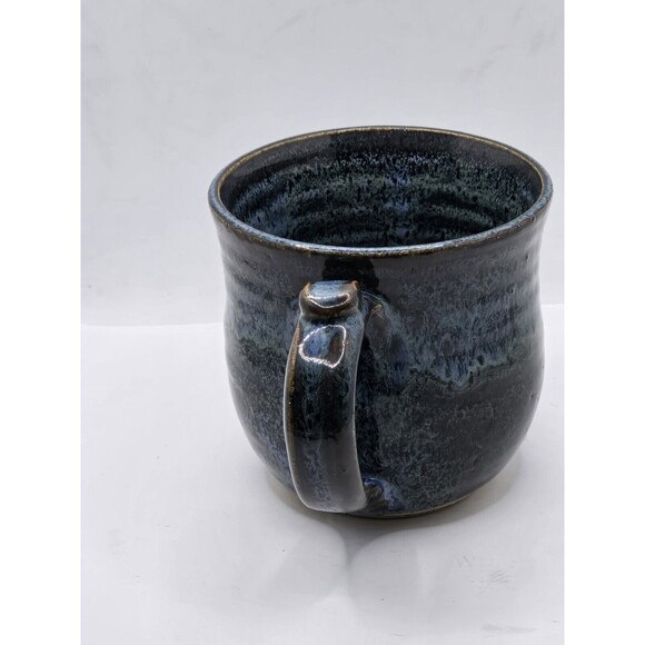 Cobalt Blue Mug Pottery Signed by Artist - Picture 6 of 13